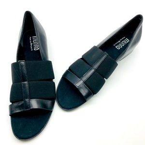 NWOT Black Munro Slip on Sandals Size 10 N.